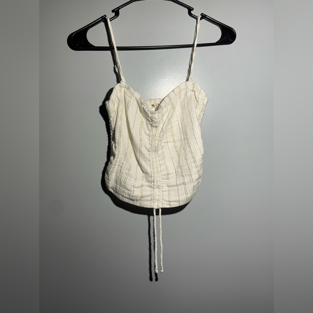 Aerie Cream Crop Top